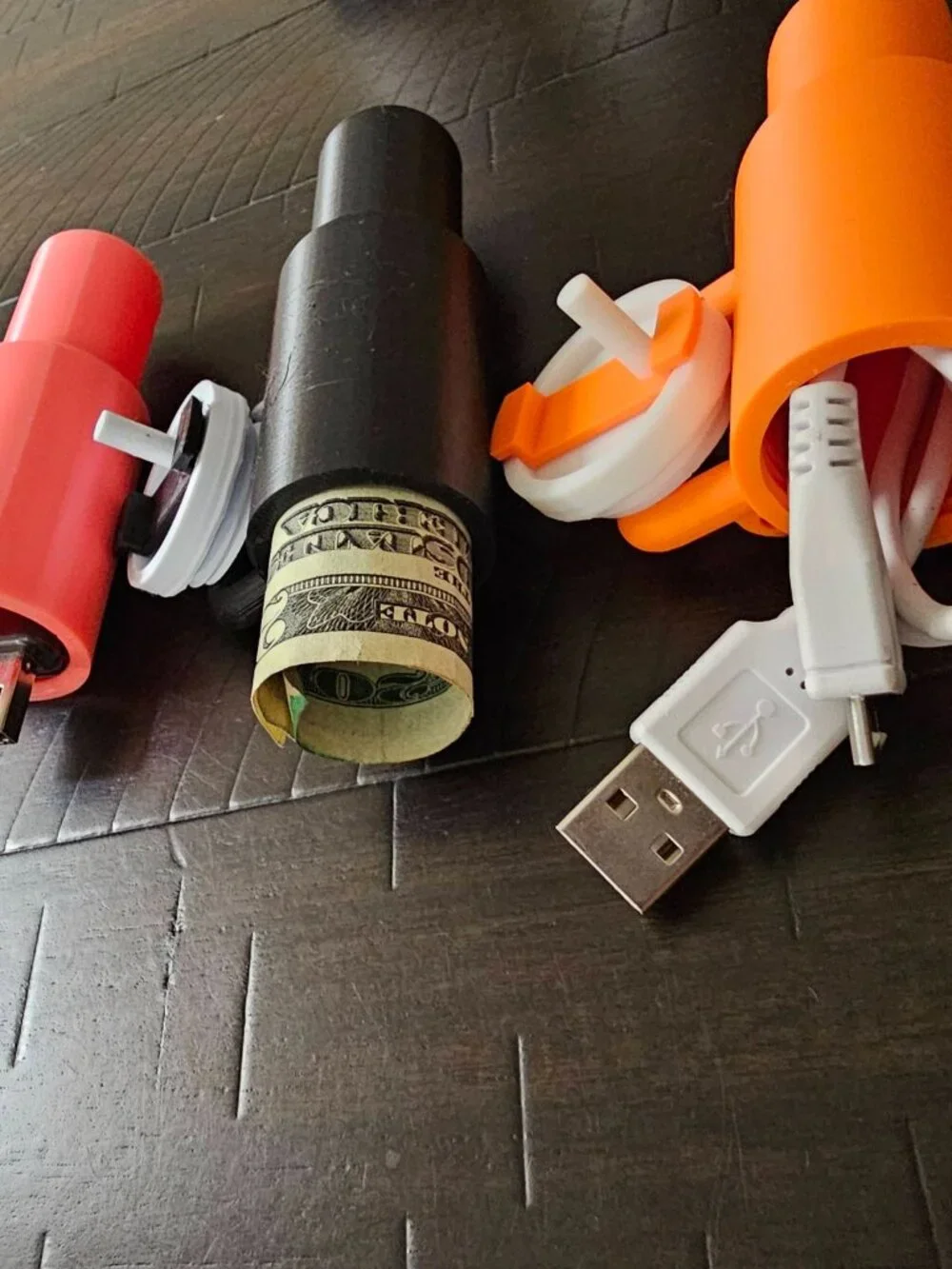 Tumbler Keychain Removable storage lid money hide - Picture 3 of 4